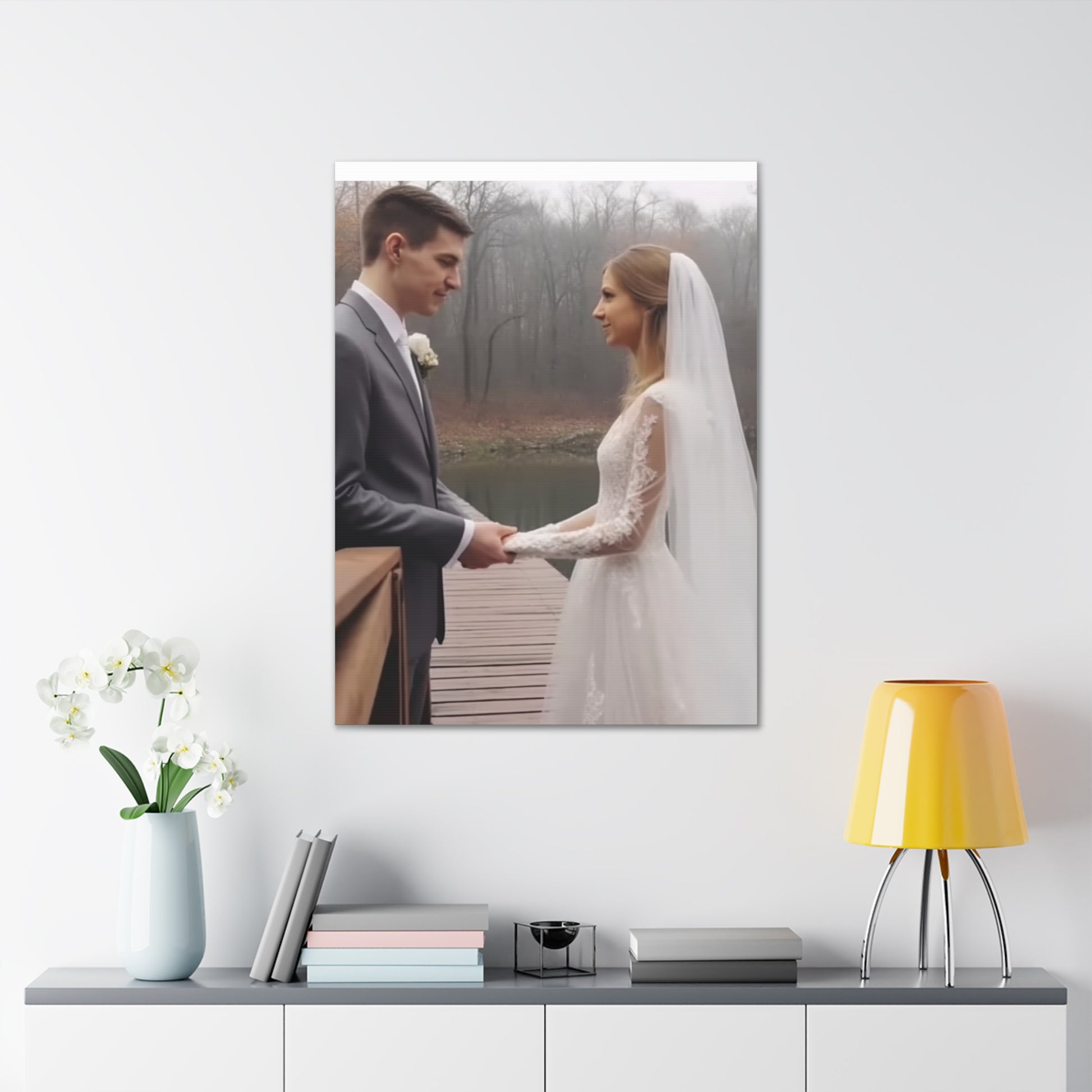 "Wedding Day" Custom Photo Wall Print - Weave Got Gifts - Unique Gifts You Won’t Find Anywhere Else!