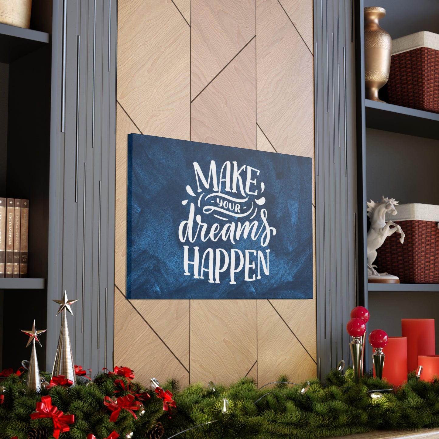 "Make Your Dreams Happen" Wall Art - Weave Got Gifts - Unique Gifts You Won’t Find Anywhere Else!