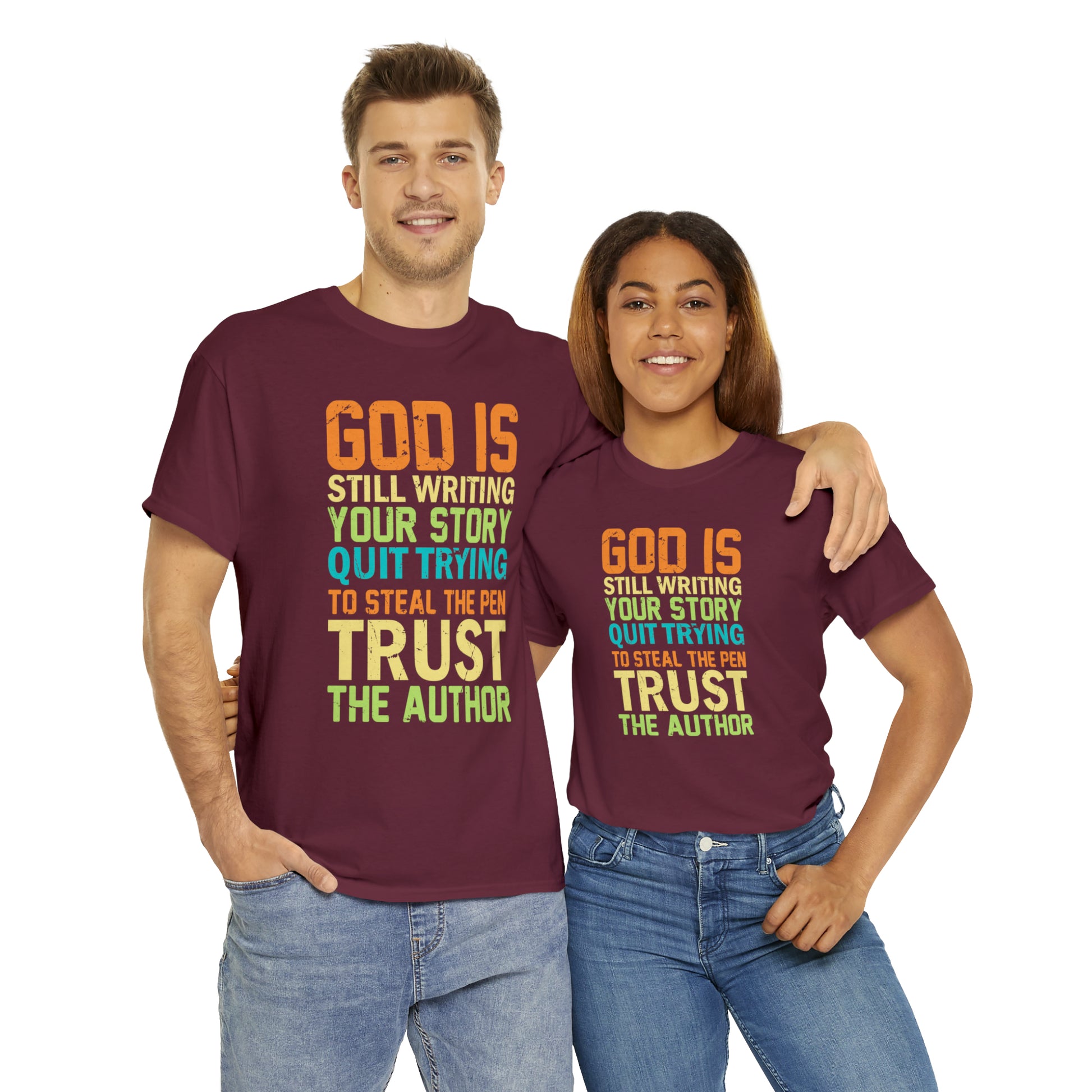 "God Is Still Writing Your Story" T-Shirt - Weave Got Gifts - Unique Gifts You Won’t Find Anywhere Else!