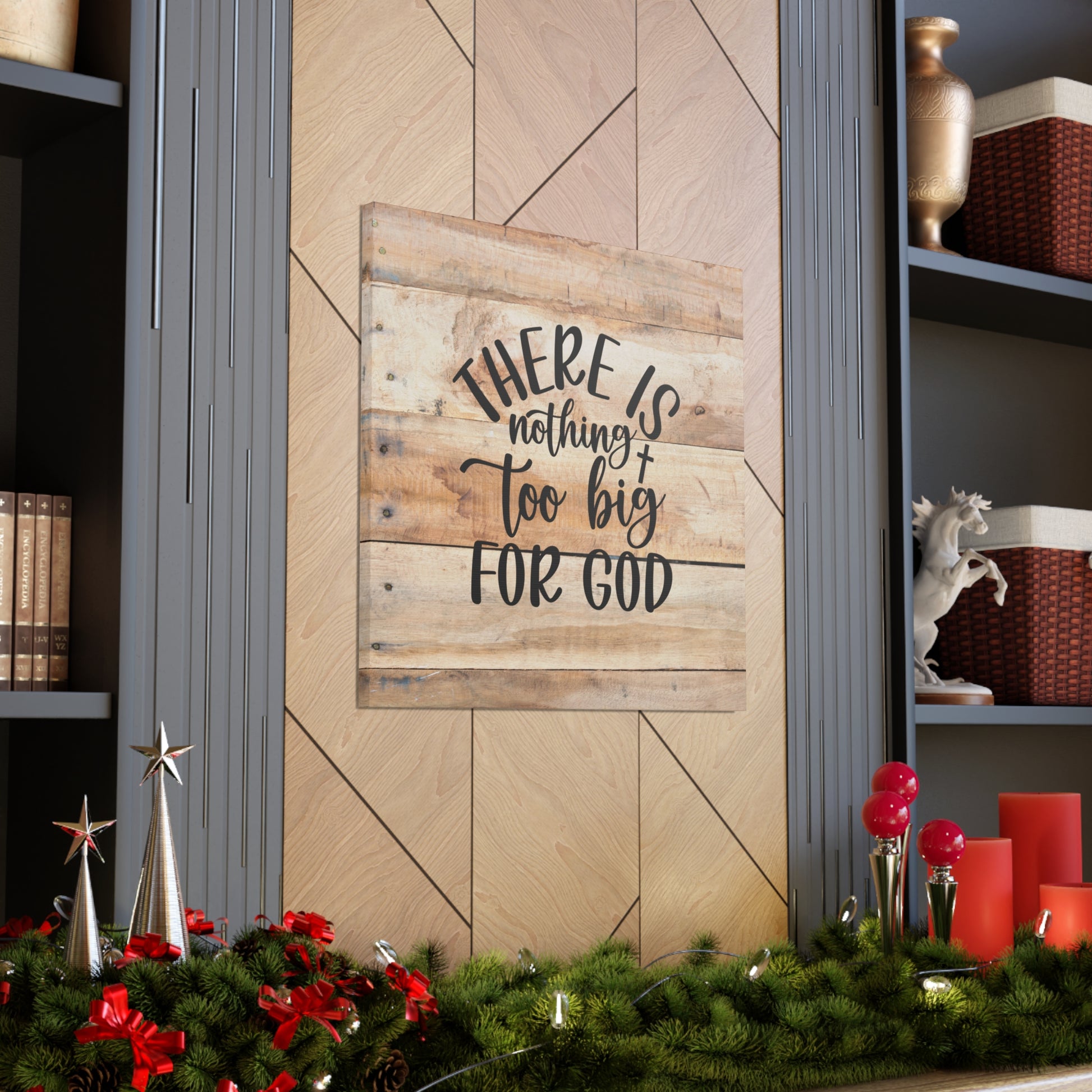 "There Is Nothing Too Big For God" Wall Art - Weave Got Gifts - Unique Gifts You Won’t Find Anywhere Else!