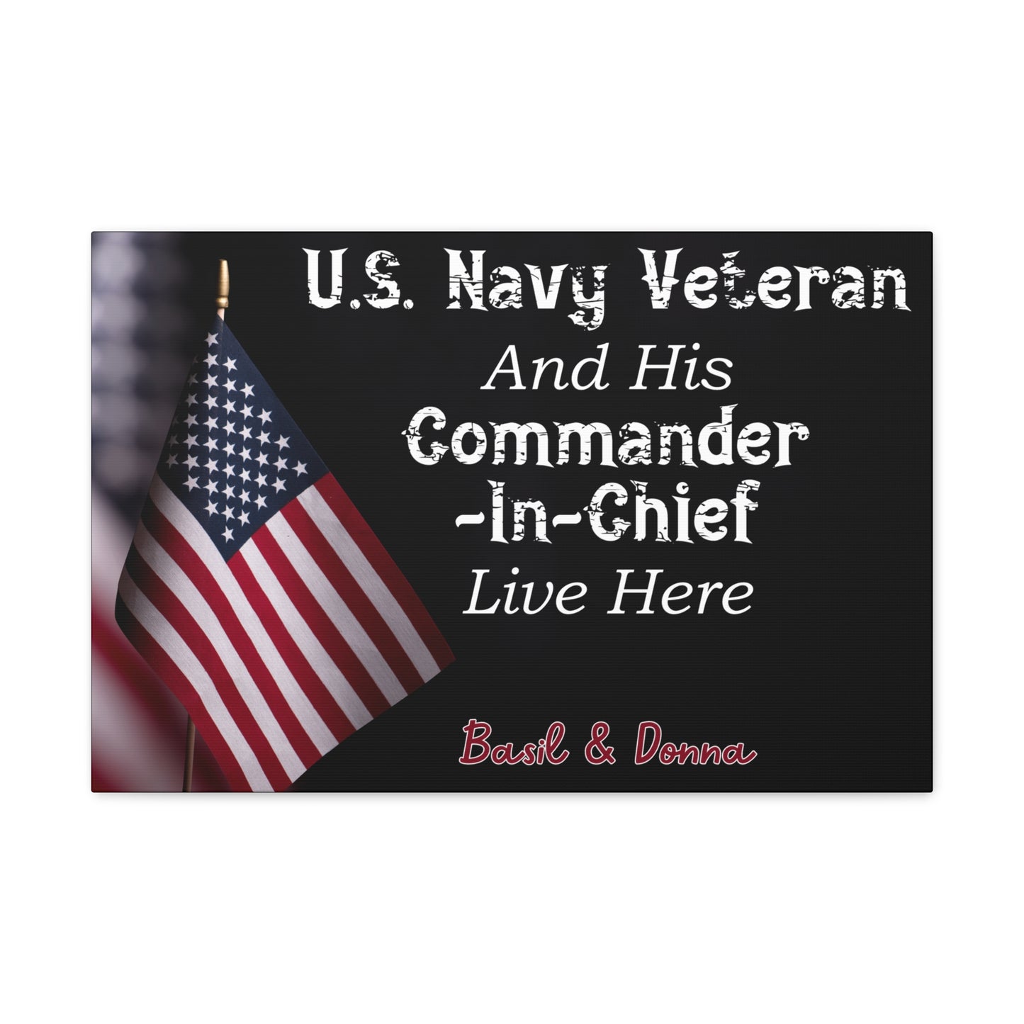 Custom "US Navy Veteran" Wall Art - Weave Got Gifts - Unique Gifts You Won’t Find Anywhere Else!