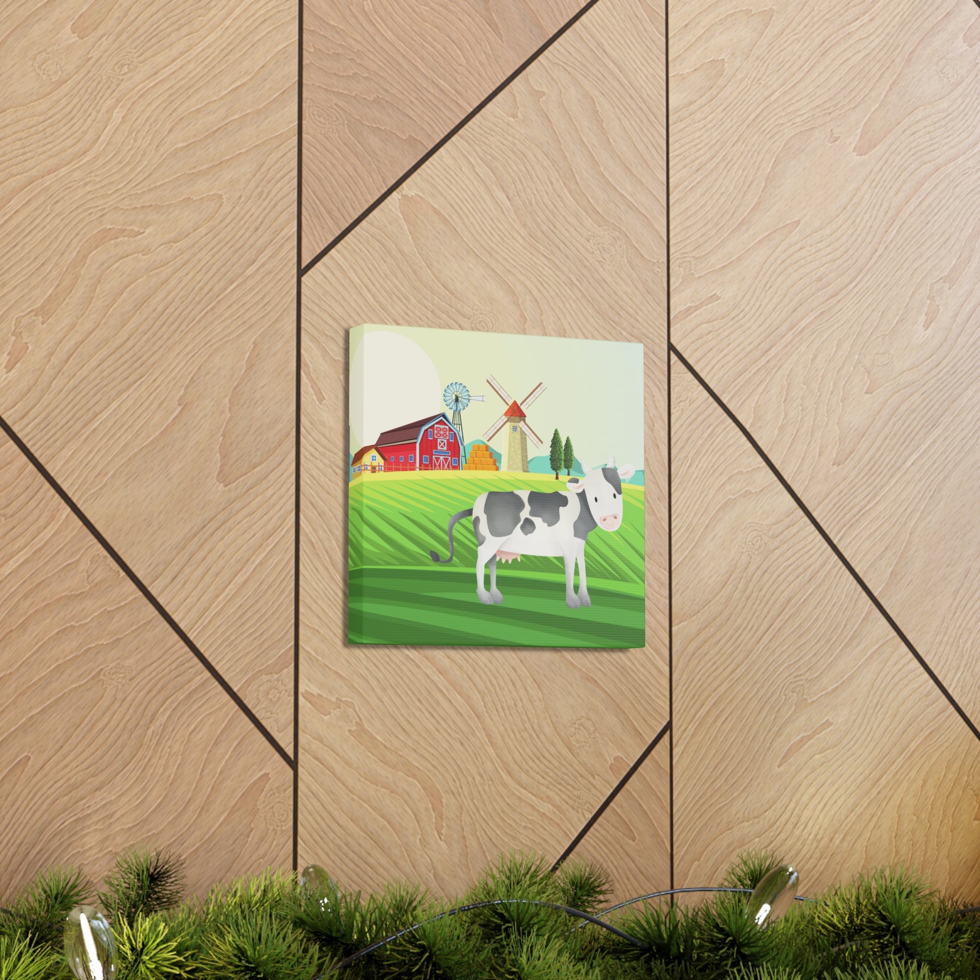 "Cow On A Farm" Kids Wall Art - Weave Got Gifts - Unique Gifts You Won’t Find Anywhere Else!