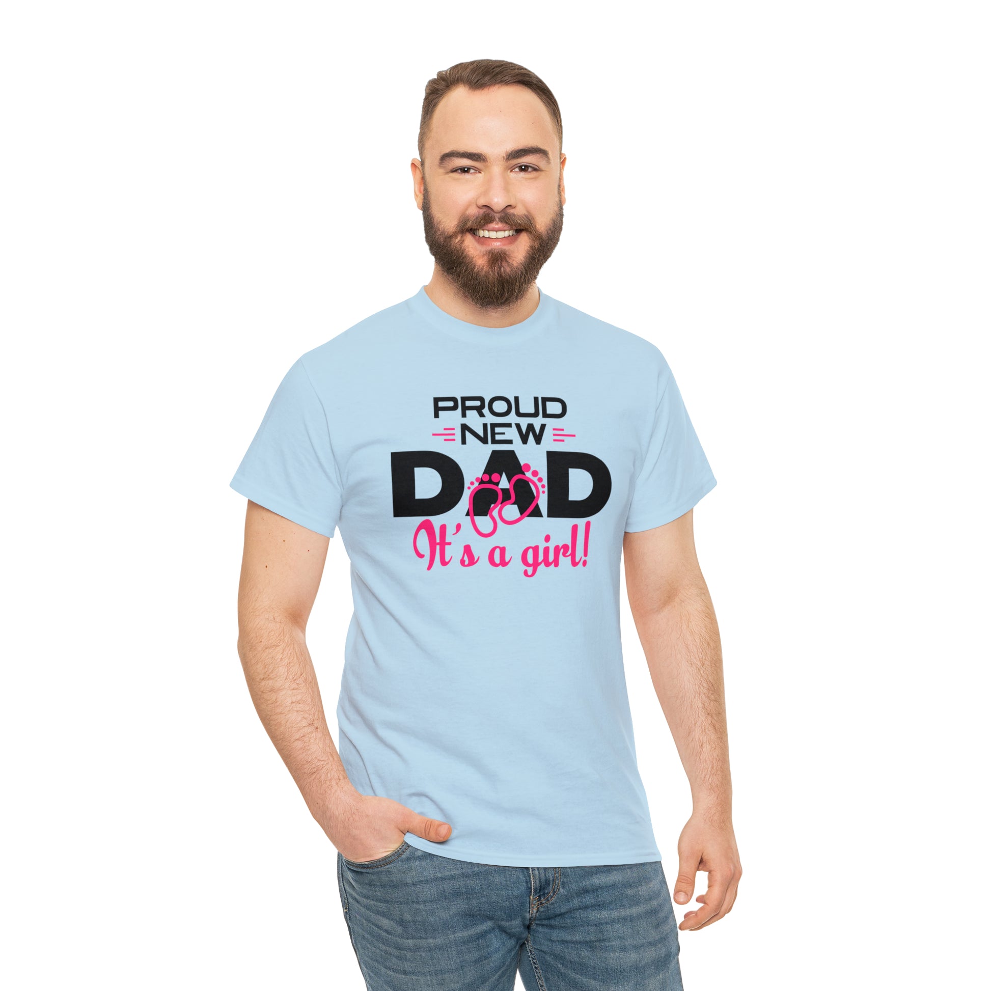 "Proud New Girl Dad" T-Shirt - Weave Got Gifts - Unique Gifts You Won’t Find Anywhere Else!