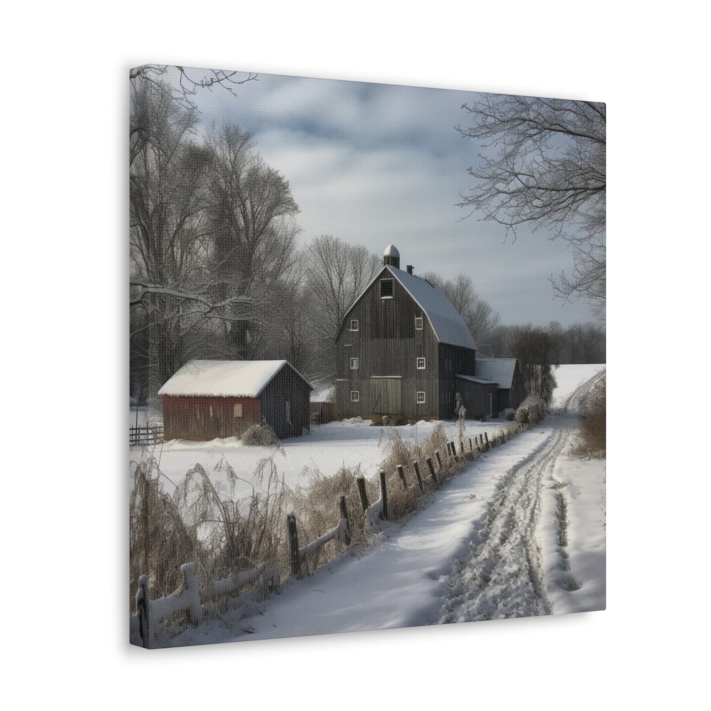 "Farm Winter Wonderland" Wall Art - Weave Got Gifts - Unique Gifts You Won’t Find Anywhere Else!