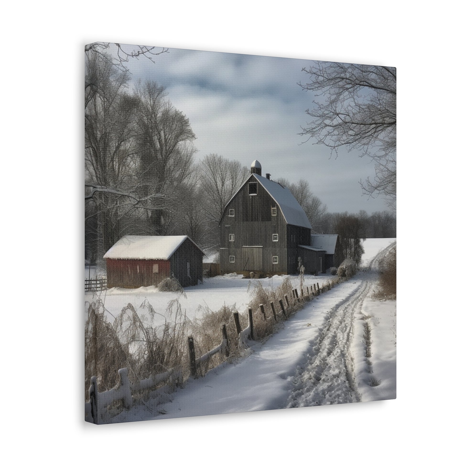 "Farm Winter Wonderland" Wall Art - Weave Got Gifts - Unique Gifts You Won’t Find Anywhere Else!
