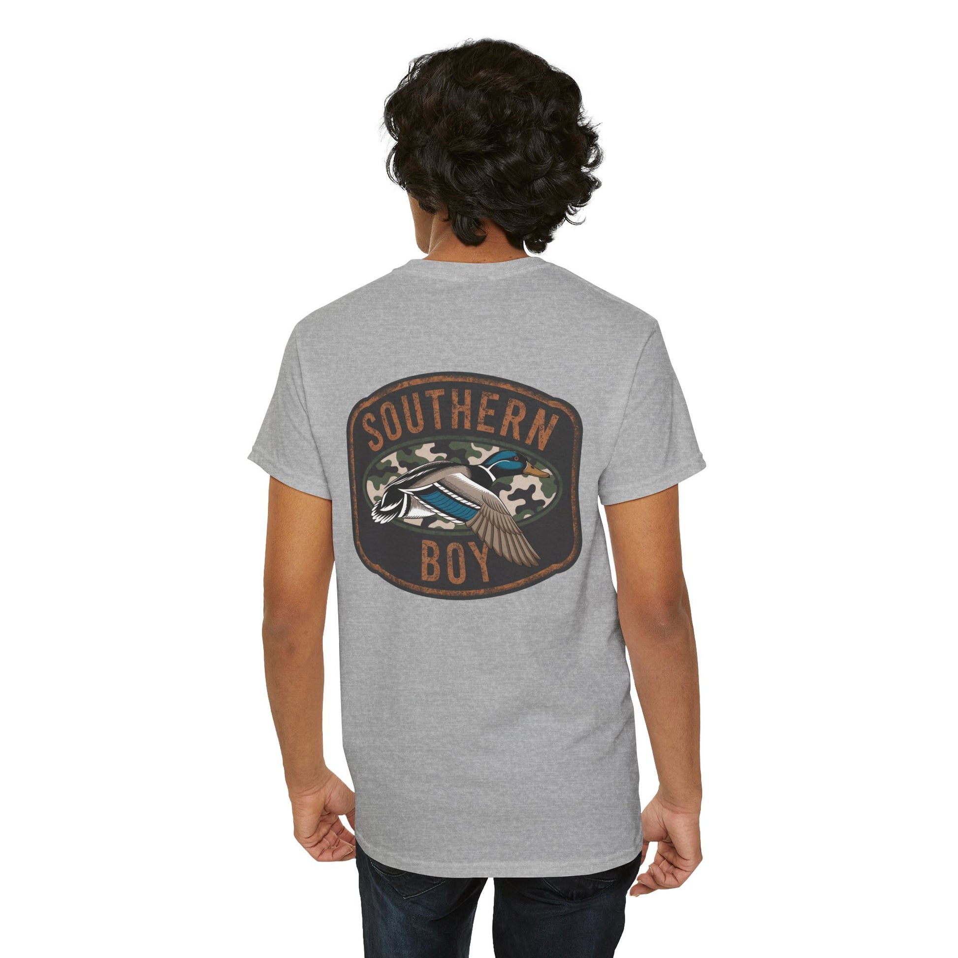 patriotic southern camo duck shirt