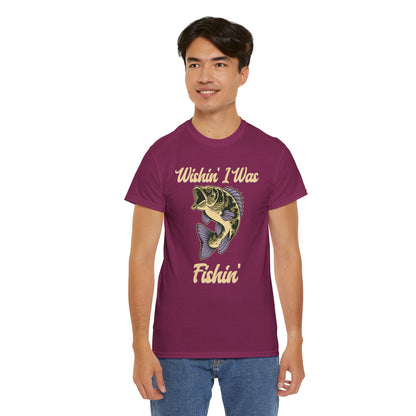 Soft cotton fishing tee with a fun, laid-back design
