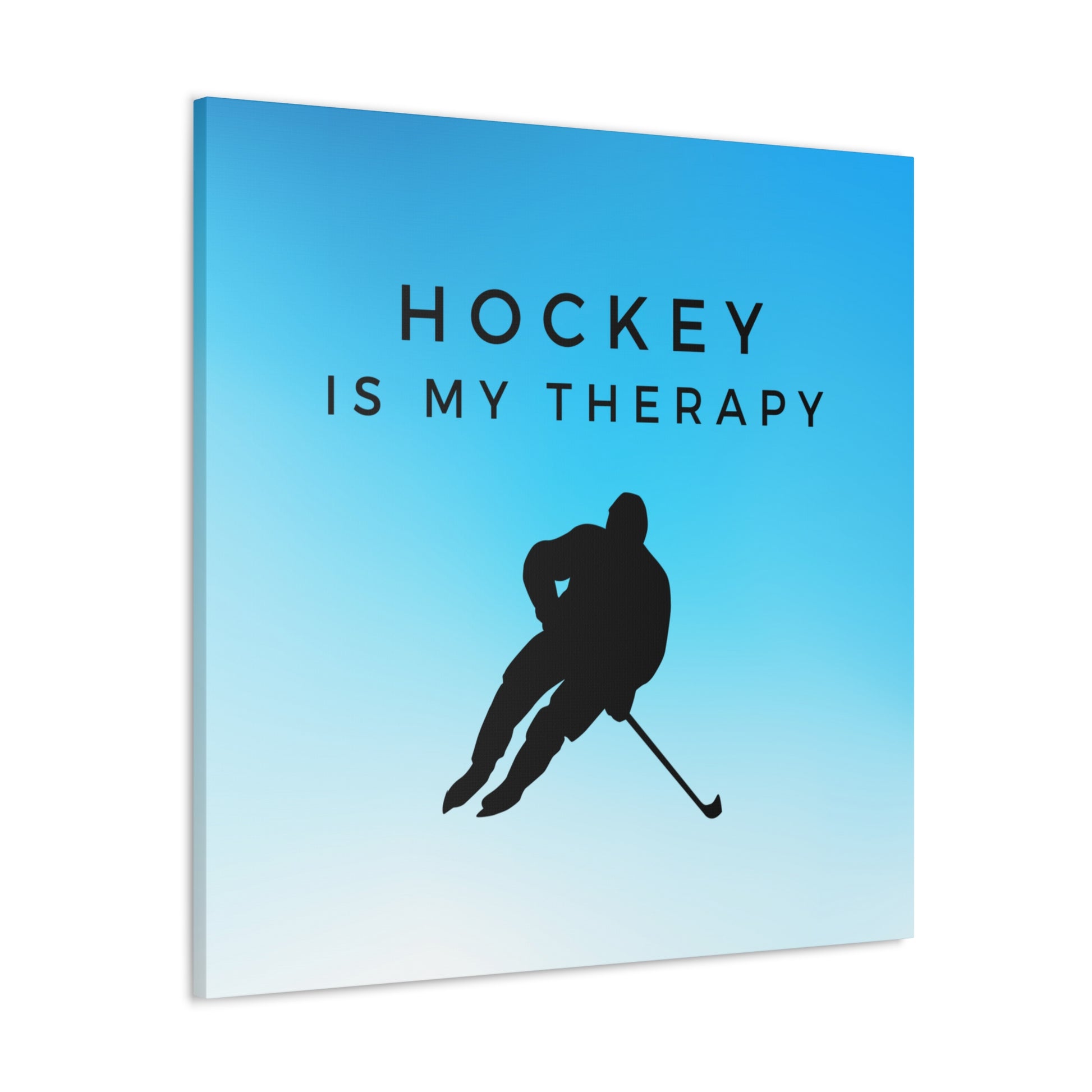 "Hockey Is My Therapy" Wall Art - Weave Got Gifts - Unique Gifts You Won’t Find Anywhere Else!
