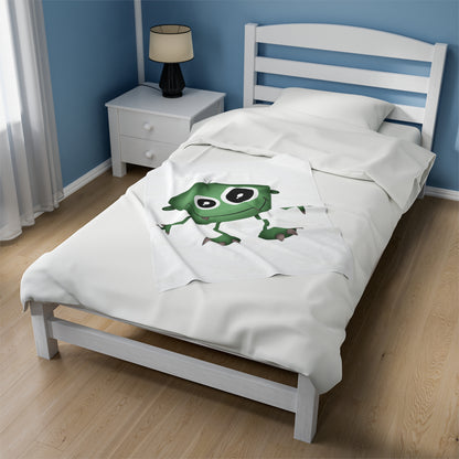 "Green Monster" Plush Blanket - Weave Got Gifts - Unique Gifts You Won’t Find Anywhere Else!