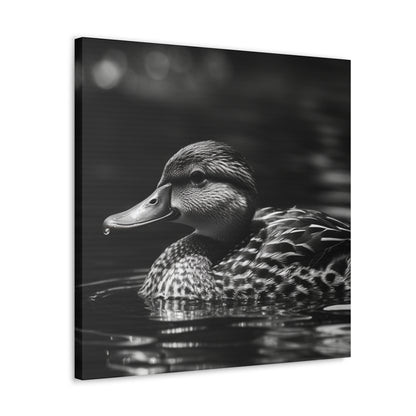 "Black & White Mallard Photo" Wall Art - Weave Got Gifts - Unique Gifts You Won’t Find Anywhere Else!