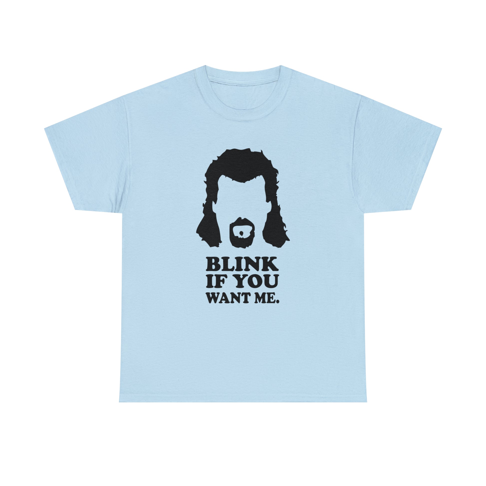 Novelty t-shirt for mullet lovers and jokesters
