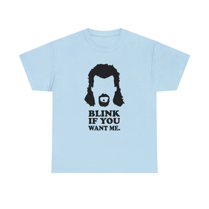 Novelty t-shirt for mullet lovers and jokesters
