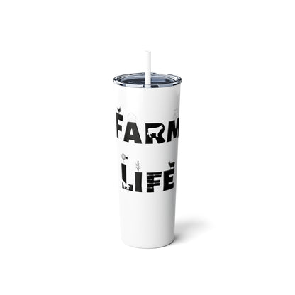 Rustic farm life tumbler
