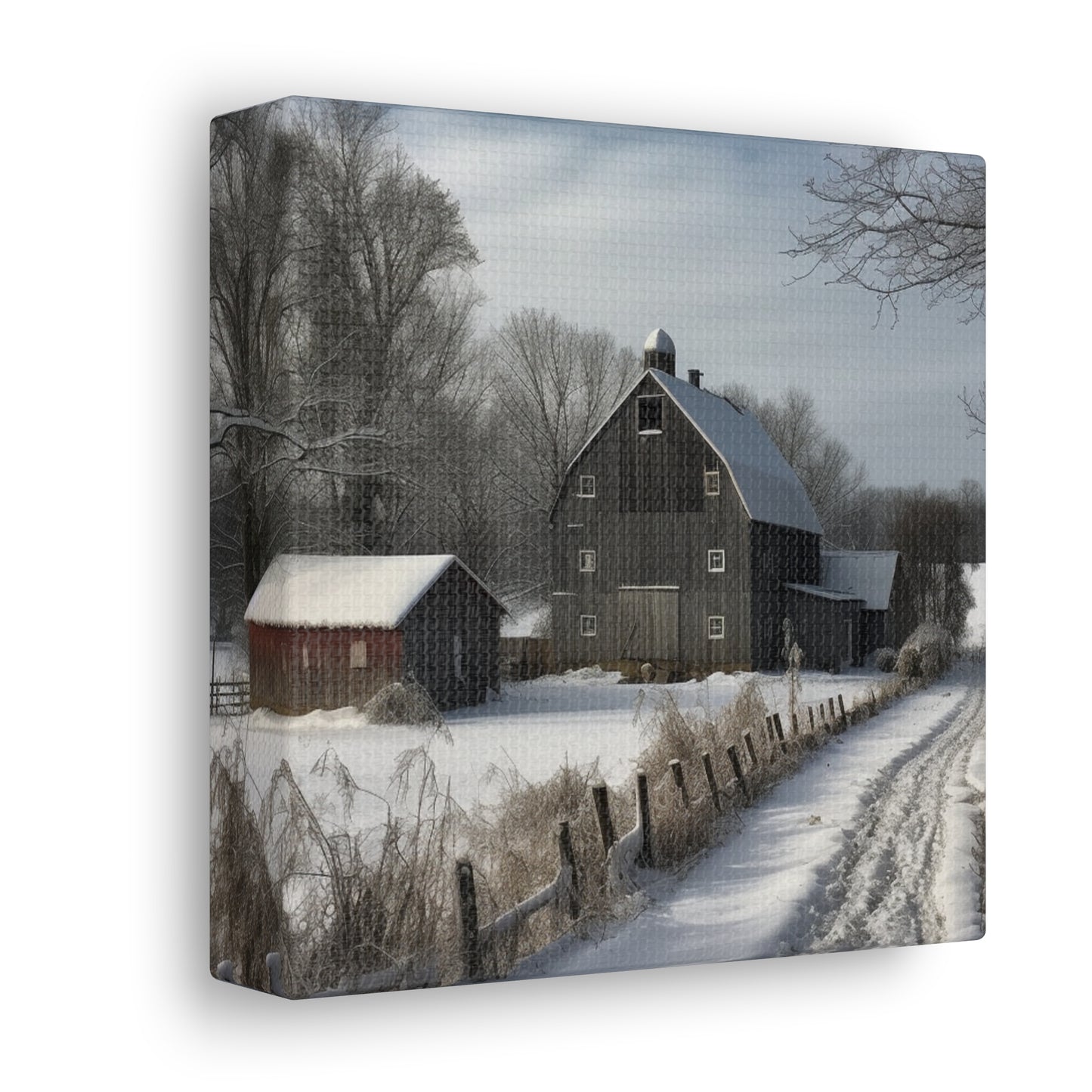 "Farm Winter Wonderland" Wall Art - Weave Got Gifts - Unique Gifts You Won’t Find Anywhere Else!