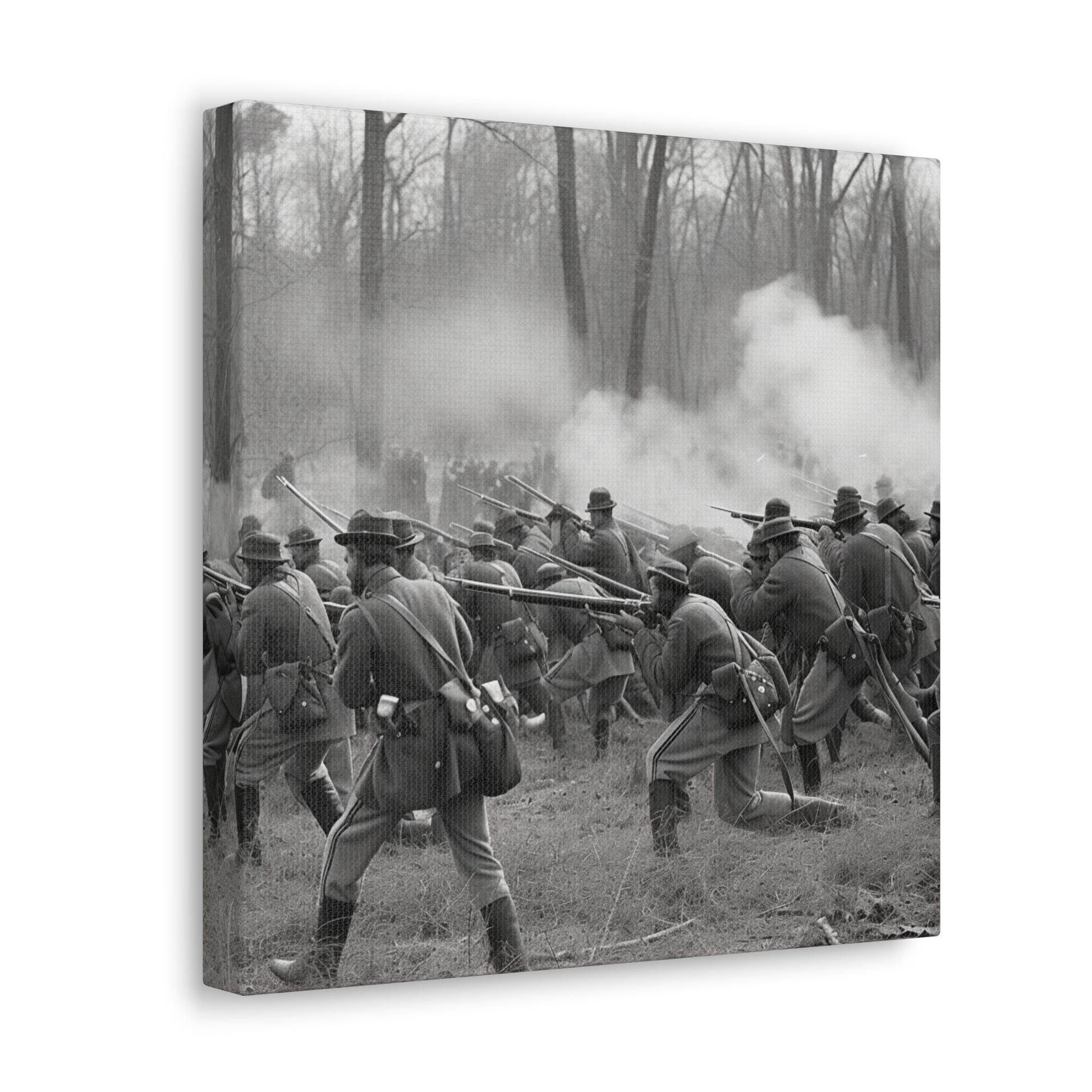 Monochrome American Civil War wall decor
