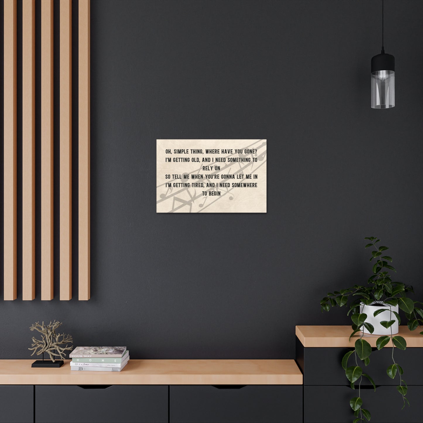 "Custom Song Lyrics" Wall Art - Weave Got Gifts - Unique Gifts You Won’t Find Anywhere Else!