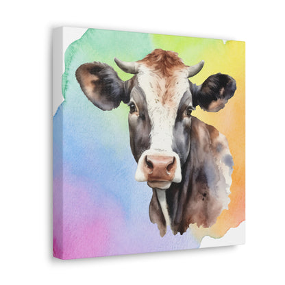 "Vibrant Color Cow" Wall Art - Weave Got Gifts - Unique Gifts You Won’t Find Anywhere Else!