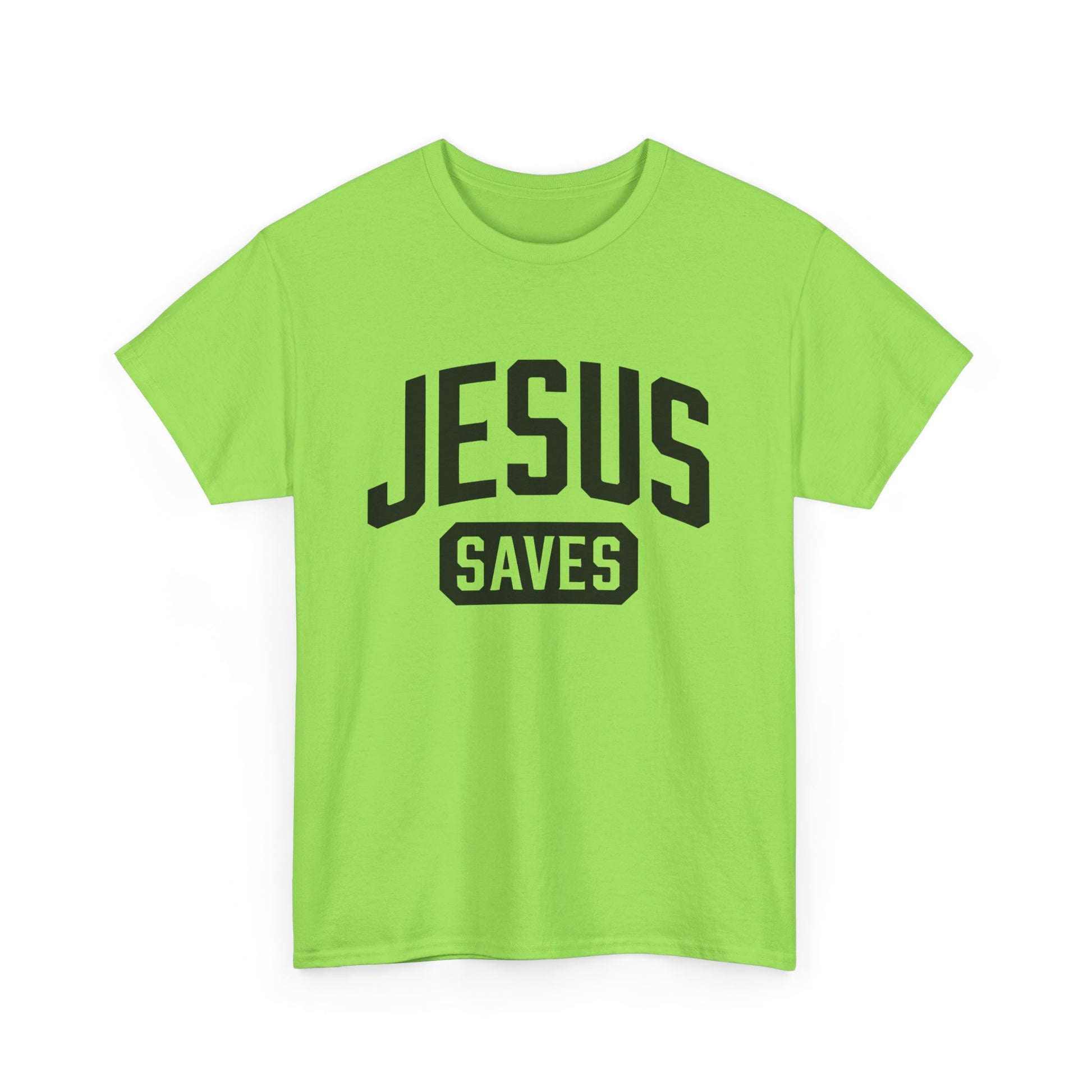 Jesus Saves Shirt – Faithful Christian Apparel in Bright Colors

