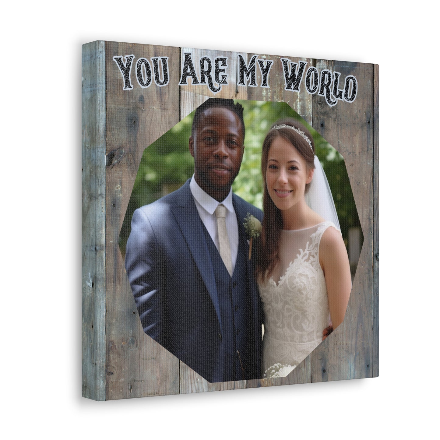 "You Are My World" Custom Photo Wall Art - Weave Got Gifts - Unique Gifts You Won’t Find Anywhere Else!