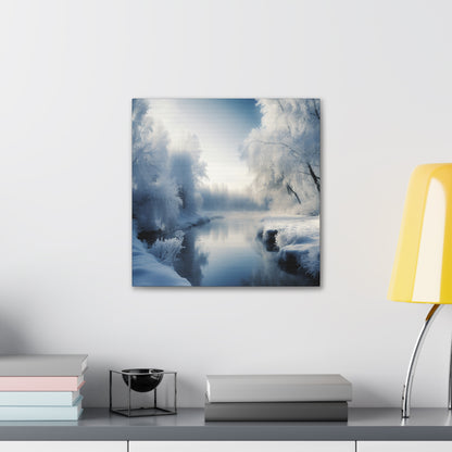 "Winter Wonderland By The Creek" Wall Art - Weave Got Gifts - Unique Gifts You Won’t Find Anywhere Else!