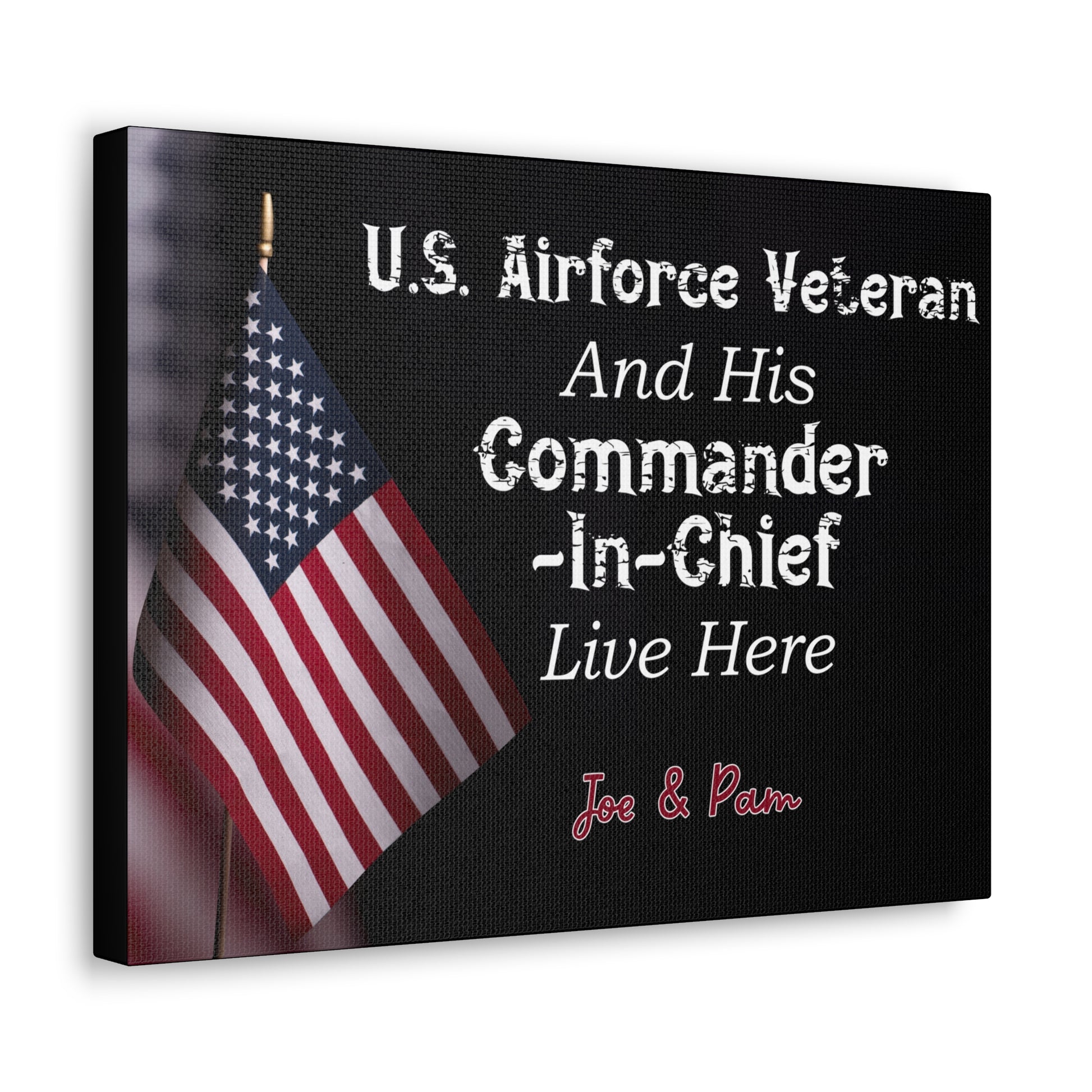 Custom "Us Airforce Veteran" Wall Art - Weave Got Gifts - Unique Gifts You Won’t Find Anywhere Else!