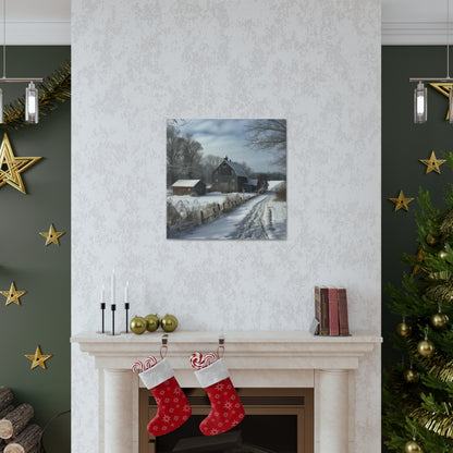 "Farm Winter Wonderland" Wall Art - Weave Got Gifts - Unique Gifts You Won’t Find Anywhere Else!