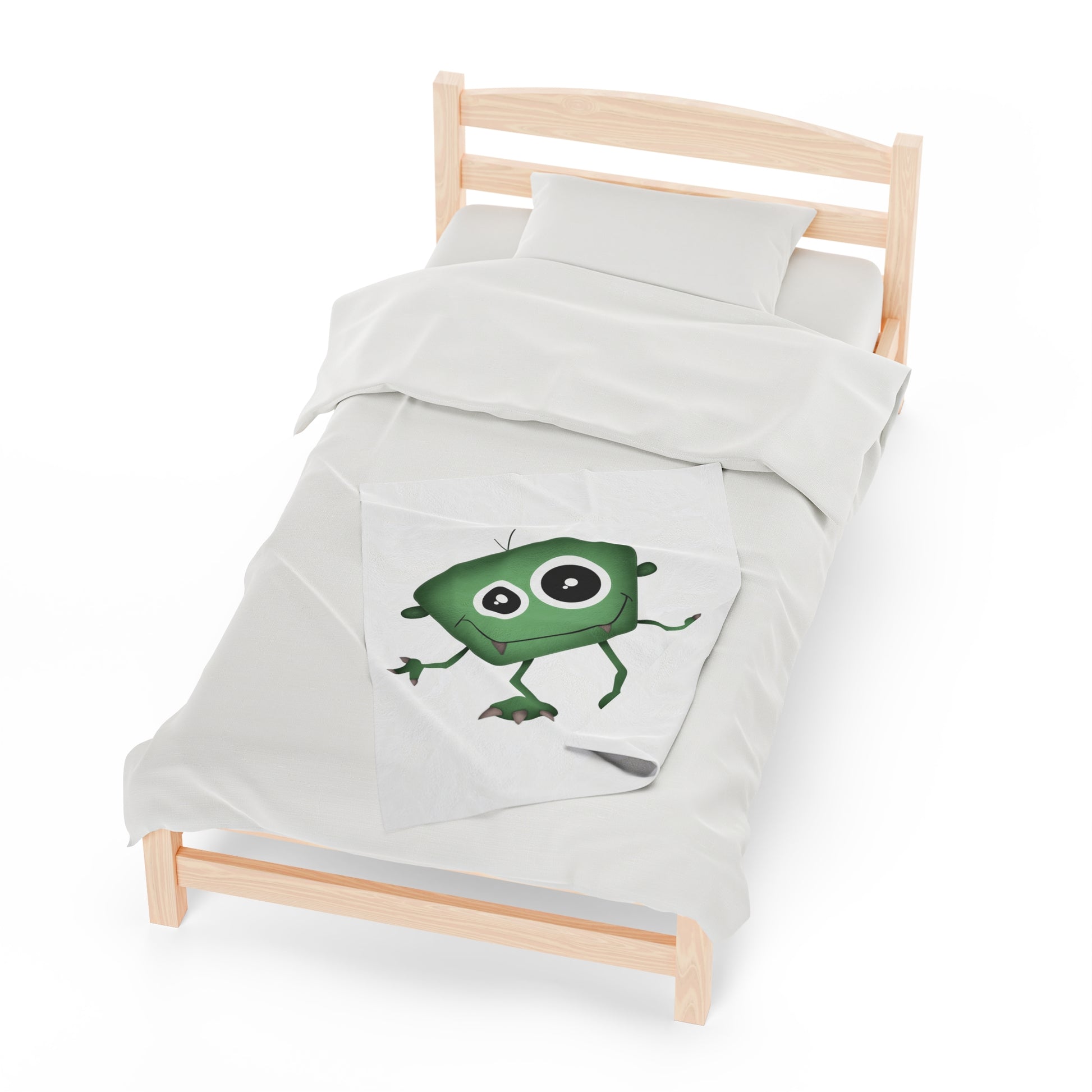 "Green Monster" Plush Blanket - Weave Got Gifts - Unique Gifts You Won’t Find Anywhere Else!