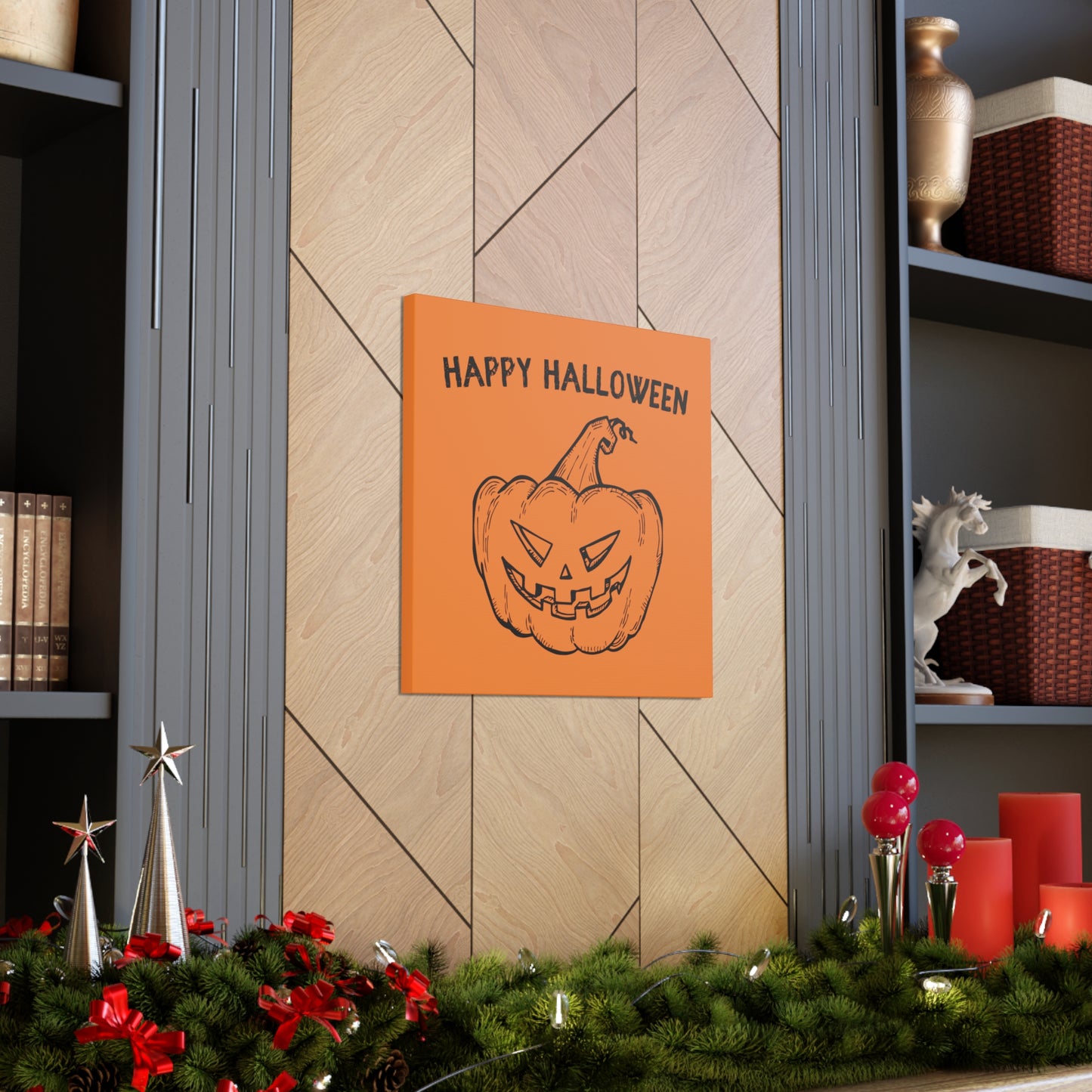"Happy Halloween" Wall Art - Weave Got Gifts - Unique Gifts You Won’t Find Anywhere Else!