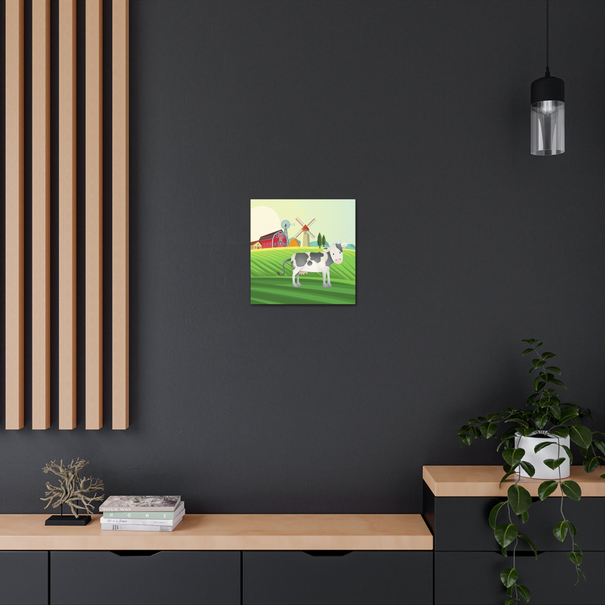 "Cow On A Farm" Kids Wall Art - Weave Got Gifts - Unique Gifts You Won’t Find Anywhere Else!