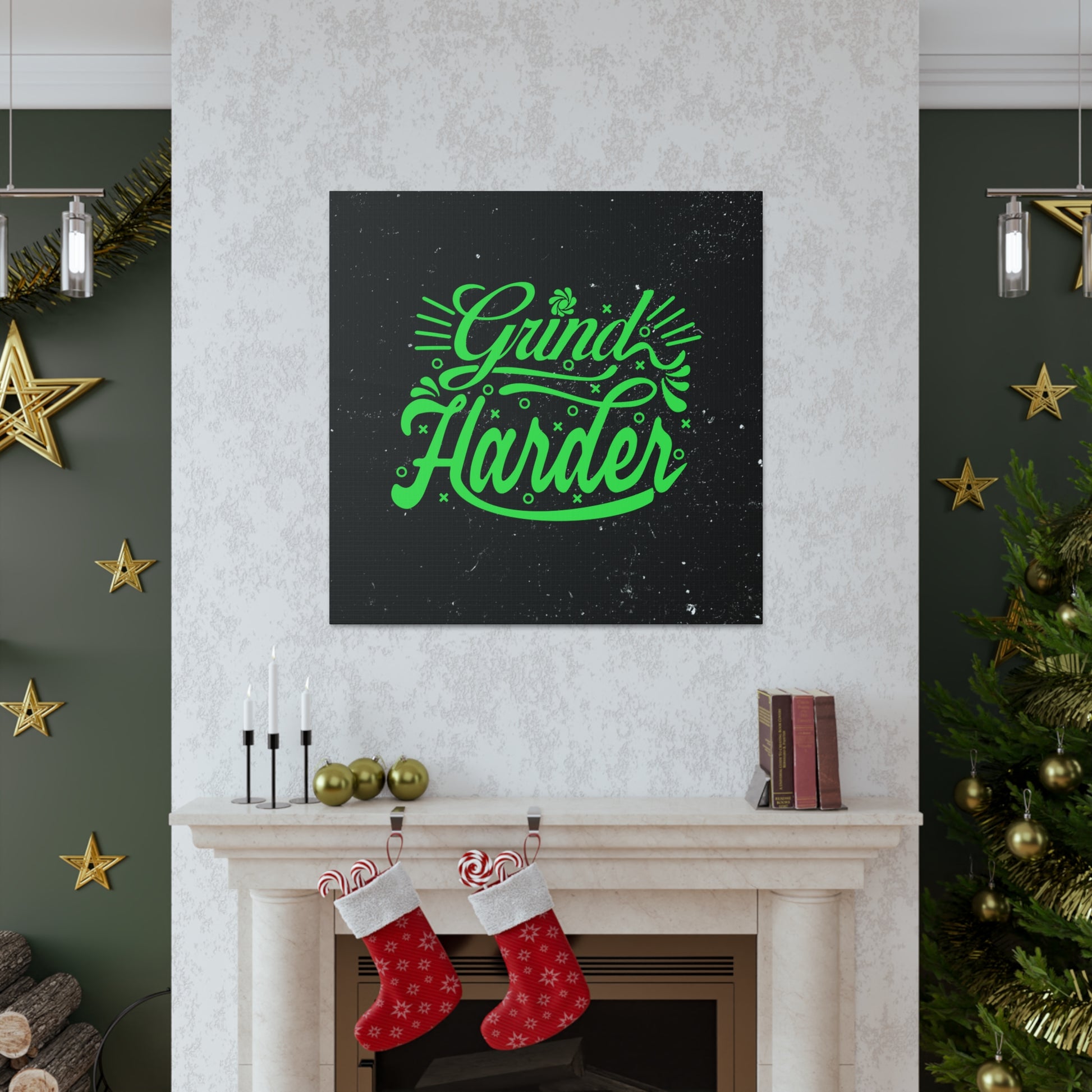 "Grind Harder" Wall Art - Weave Got Gifts - Unique Gifts You Won’t Find Anywhere Else!