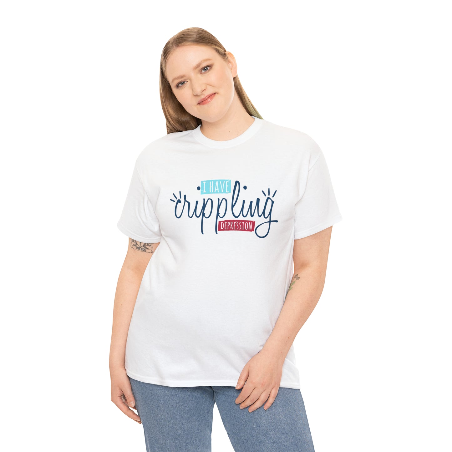 "I Have Crippling Depression" T-Shirt - Weave Got Gifts - Unique Gifts You Won’t Find Anywhere Else!