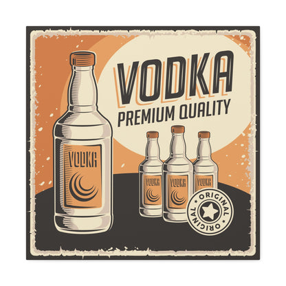Stylish vodka wall art for drink lovers
