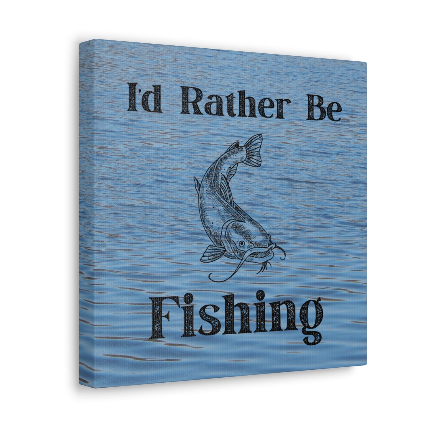 "I'd Rather Be Fishing" Wall Art - Weave Got Gifts - Unique Gifts You Won’t Find Anywhere Else!