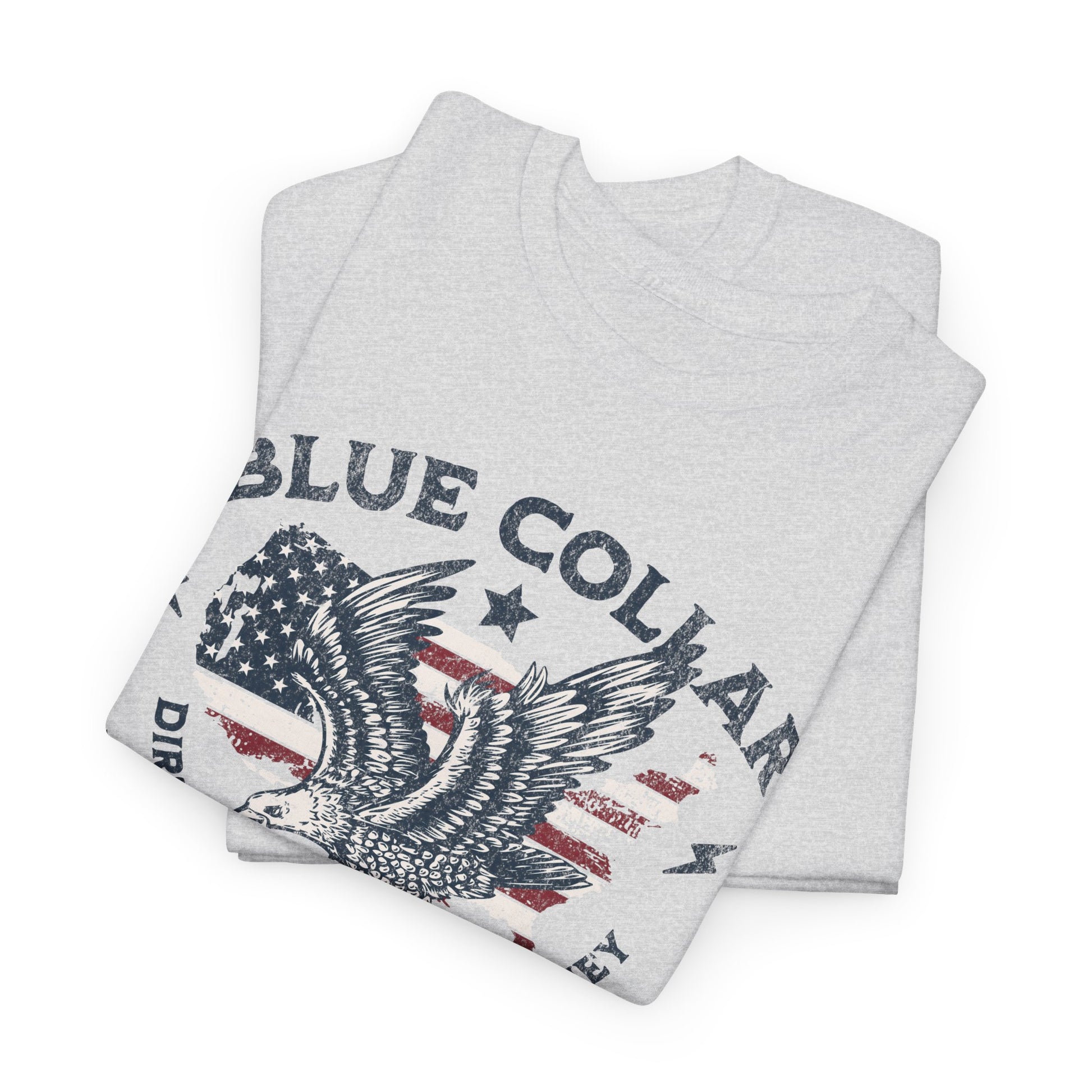 Hardworking American shirt with eagle and lightning bolts
