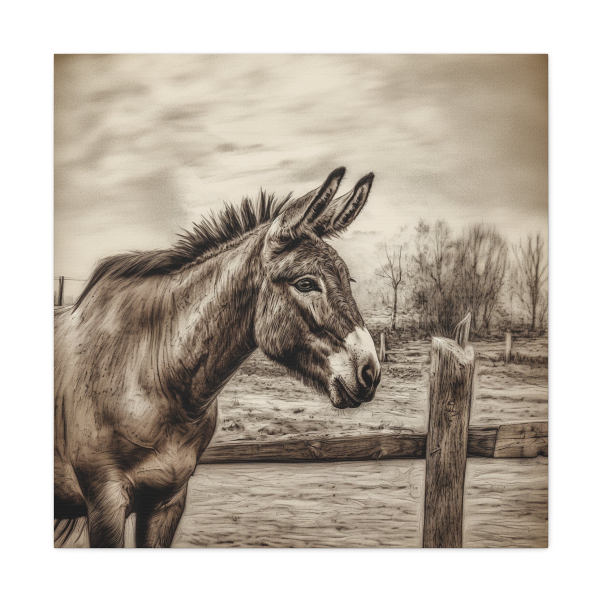 "Rustic Donkey" Wall Art - Weave Got Gifts - Unique Gifts You Won’t Find Anywhere Else!