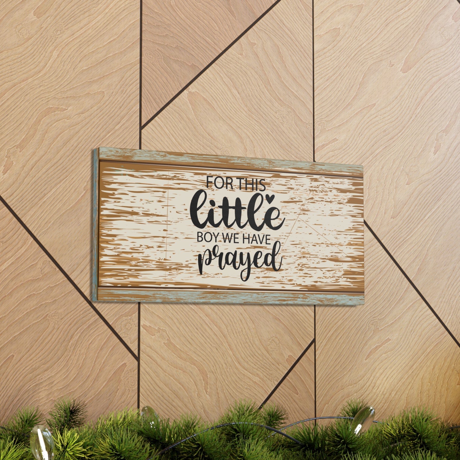 "For This Little Boy We Have Prayed" Wall Art - Weave Got Gifts - Unique Gifts You Won’t Find Anywhere Else!