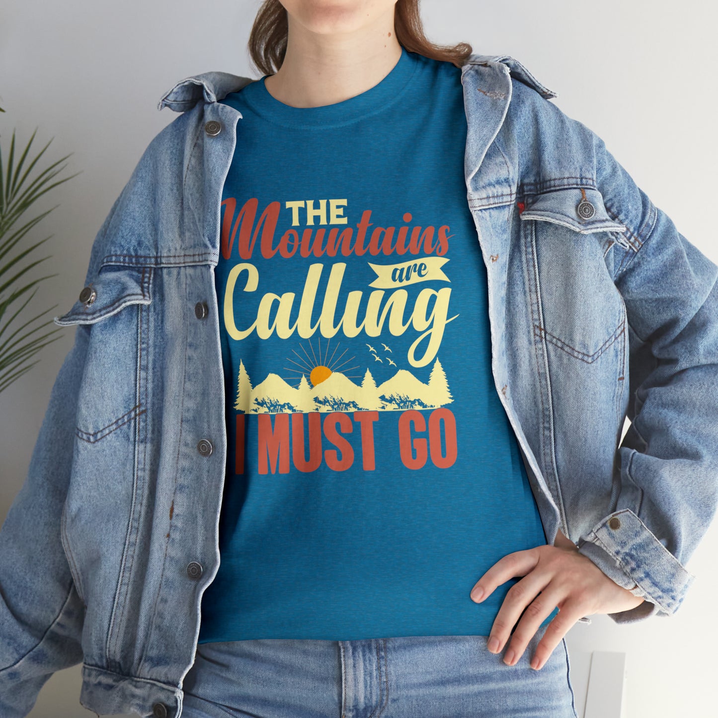 "The Mountains Are Calling" T-Shirt - Weave Got Gifts - Unique Gifts You Won’t Find Anywhere Else!