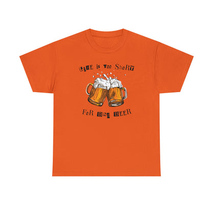 Beer belly t-shirt with funny quote
