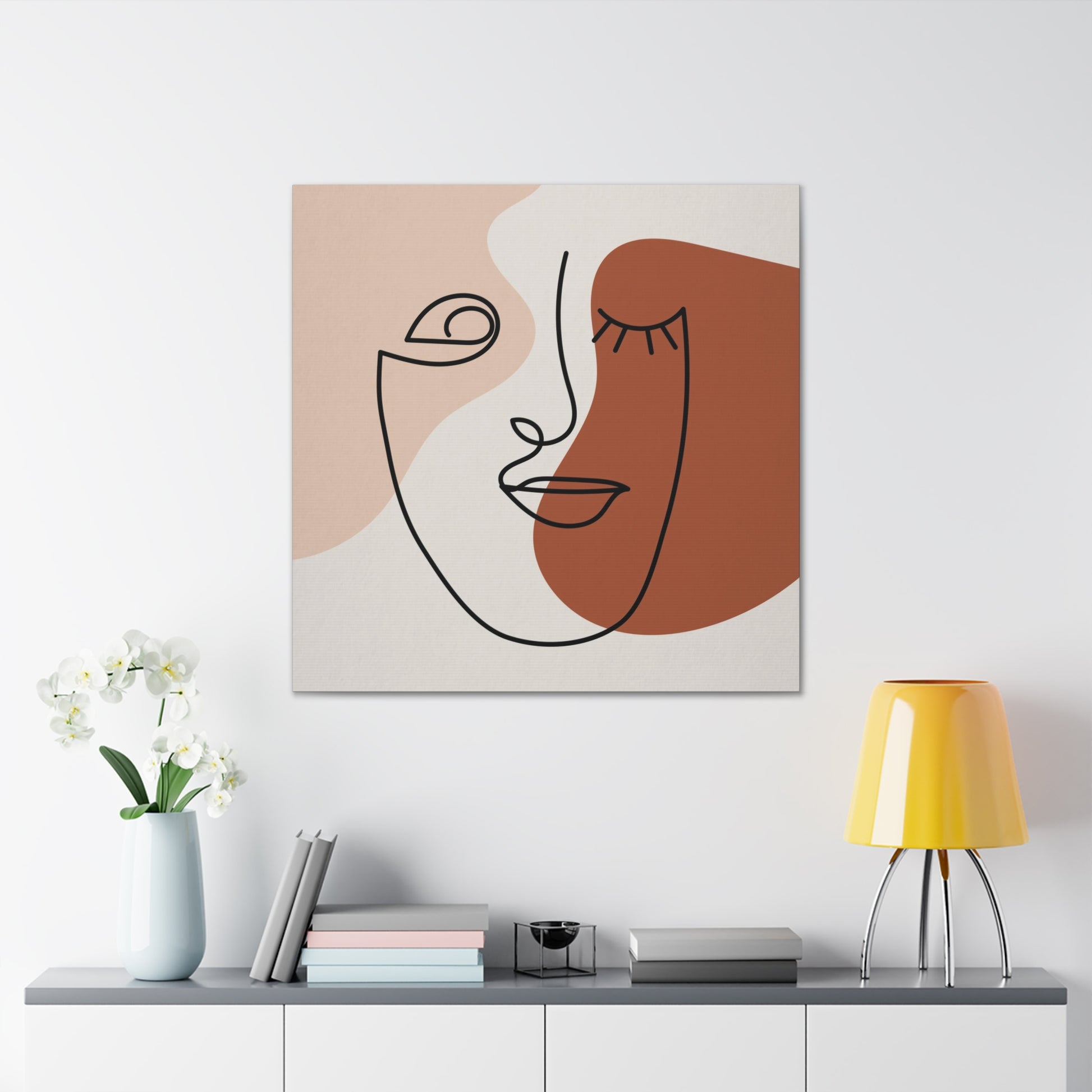 "Abstract Face Art" Wall Sign - Weave Got Gifts - Unique Gifts You Won’t Find Anywhere Else!