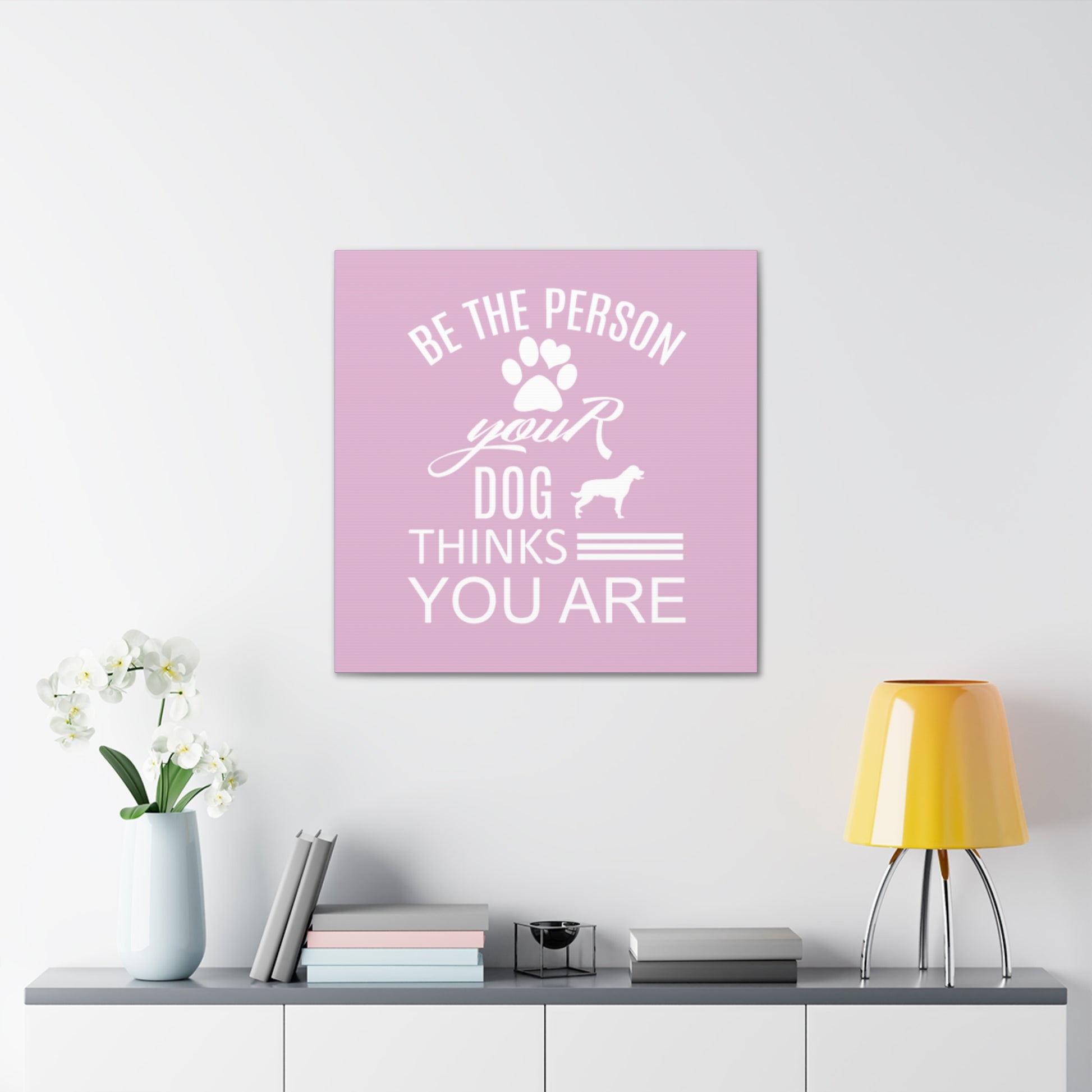 "PAWsitive Affirmation" Canvas Print - Weave Got Gifts - Unique Gifts You Won’t Find Anywhere Else!