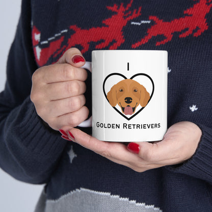 "I Love Golden Retrievers" Coffee Mug - Weave Got Gifts - Unique Gifts You Won’t Find Anywhere Else!
