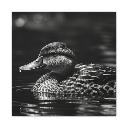 Mallard duck wall art with water
