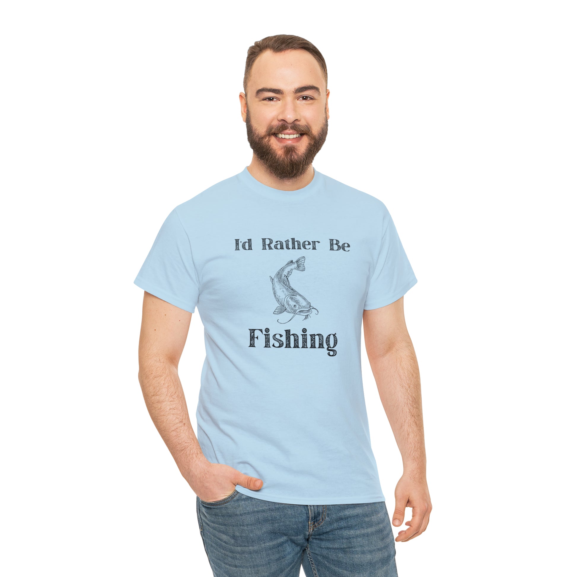 "Id Rather Be Fishing" T-Shirt - Weave Got Gifts - Unique Gifts You Won’t Find Anywhere Else!