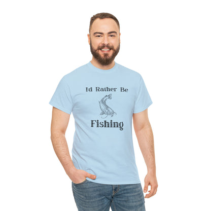 "Id Rather Be Fishing" T-Shirt - Weave Got Gifts - Unique Gifts You Won’t Find Anywhere Else!