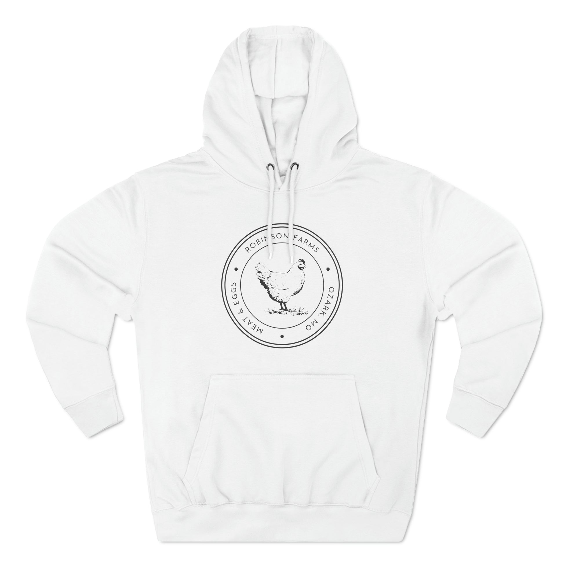 Custom "Chicken Farm Logo" Hoodie - Weave Got Gifts - Unique Gifts You Won’t Find Anywhere Else!