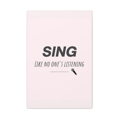 "Sing Like No One's Listening" Wall Art - Weave Got Gifts - Unique Gifts You Won’t Find Anywhere Else!