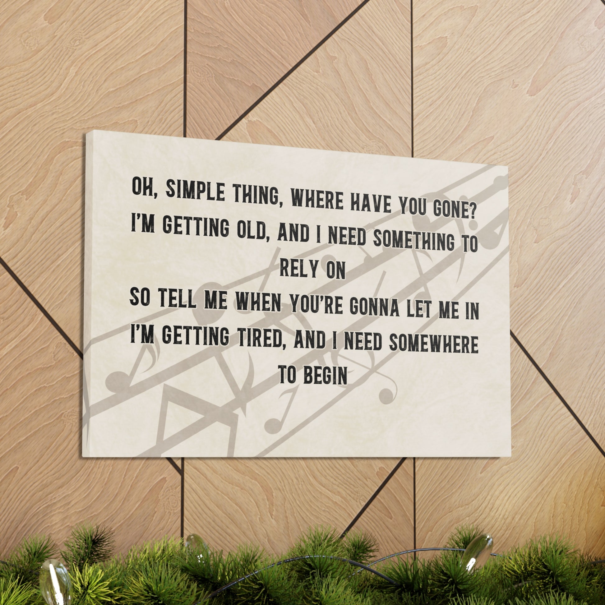 "Custom Song Lyrics" Wall Art - Weave Got Gifts - Unique Gifts You Won’t Find Anywhere Else!