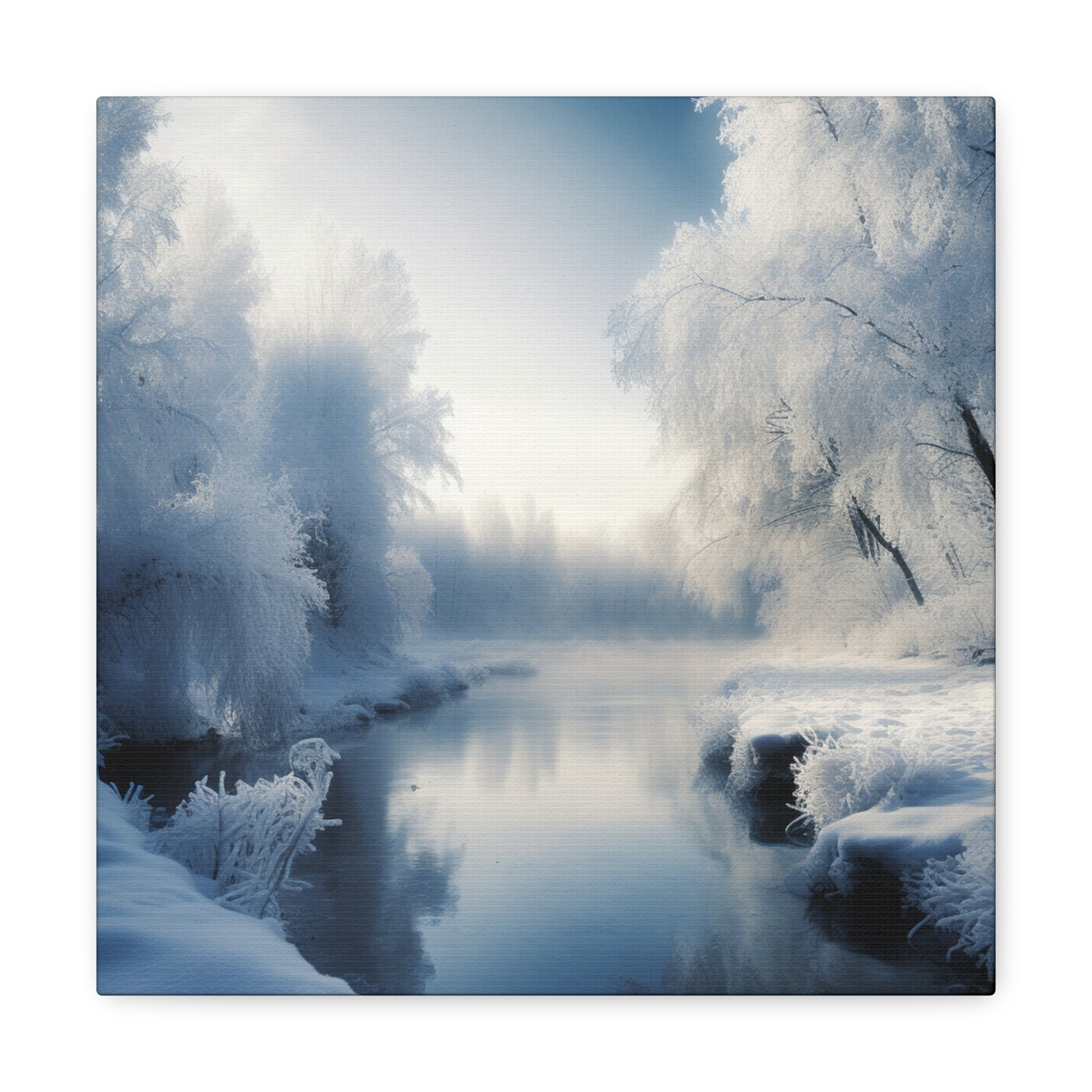 "Winter Wonderland By The Creek" Wall Art - Weave Got Gifts - Unique Gifts You Won’t Find Anywhere Else!