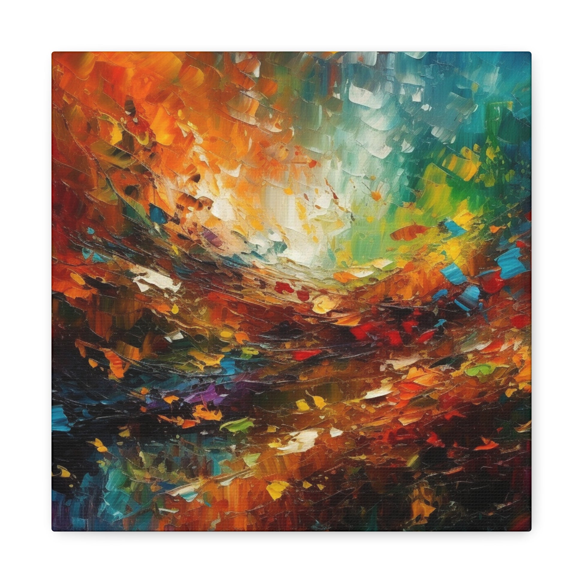 "Colorful Abstract Painting" Wall Art - Weave Got Gifts - Unique Gifts You Won’t Find Anywhere Else!