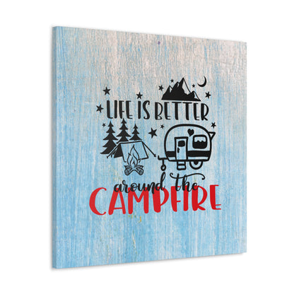 "Life Is Better Around The Campfire" Wall Art - Weave Got Gifts - Unique Gifts You Won’t Find Anywhere Else!